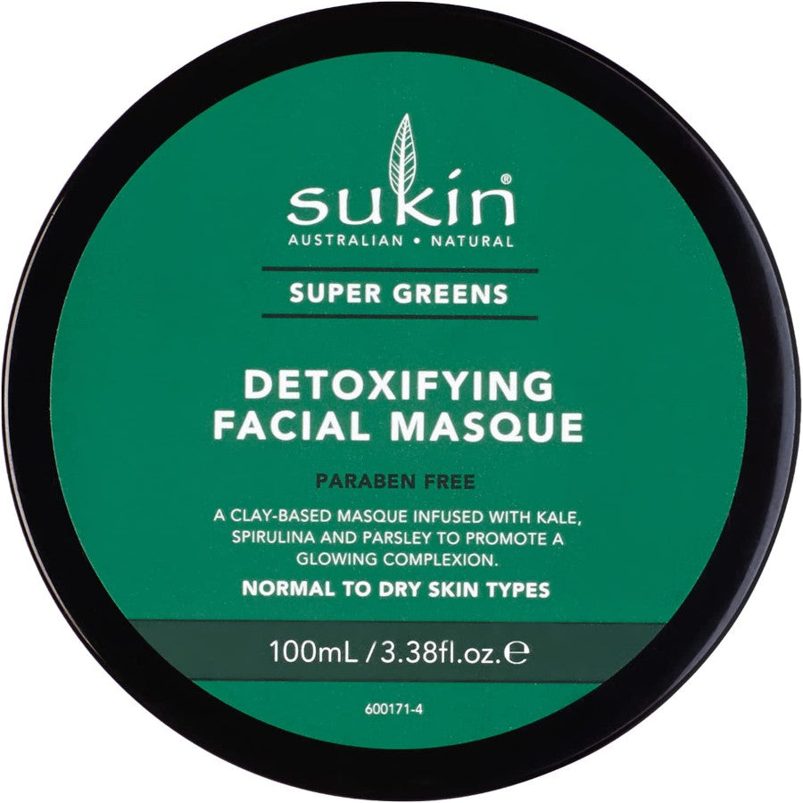 Sukin Super Greens Detoxifying Facial Masque - 100ml