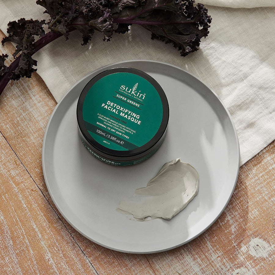 Sukin Super Greens Detoxifying Facial Masque - 100ml