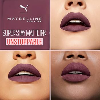 MAYBELLINE X PUMA SUPERSTAY MATTE INK LIPSTICK 12 UNSTOPPABLE
