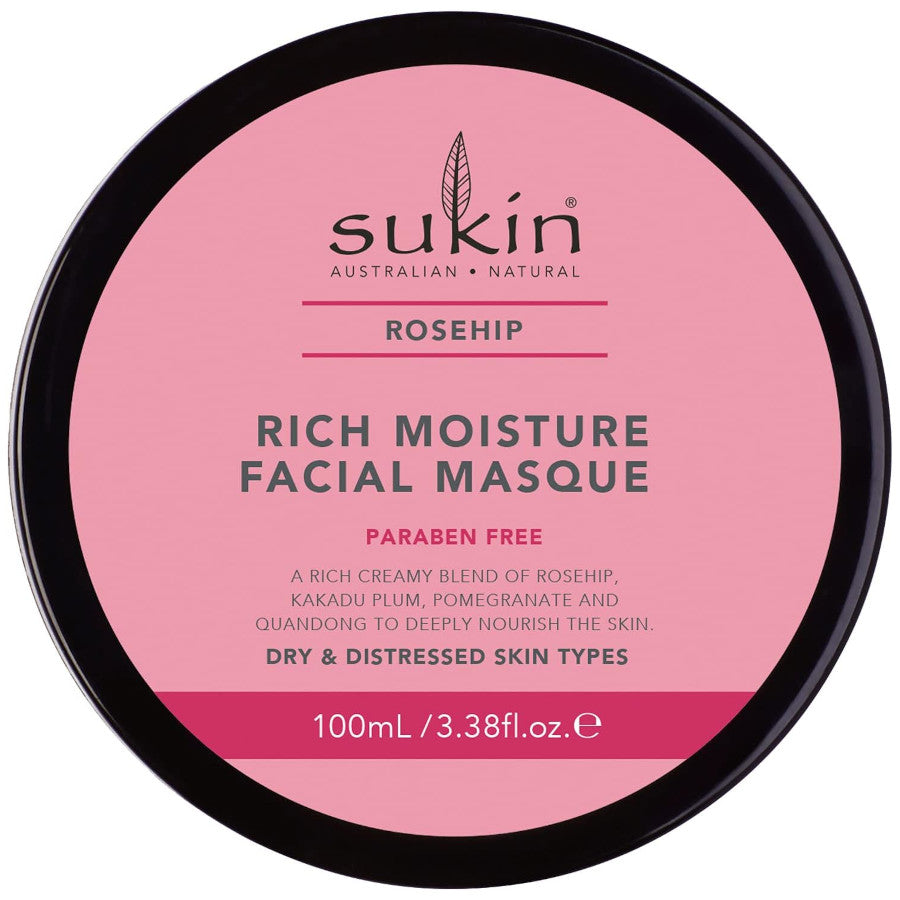 Sukin Rosehip Rich Moisture Facial Masque - 100ml