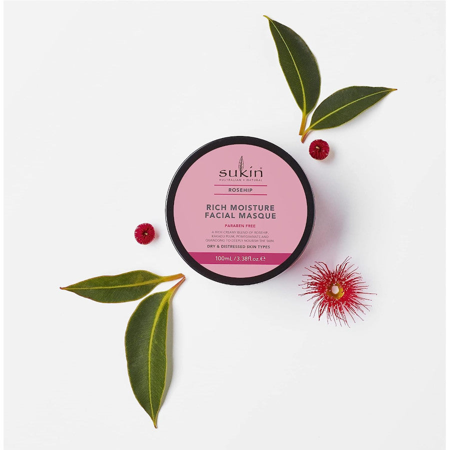 Sukin Rosehip Rich Moisture Facial Masque - 100ml