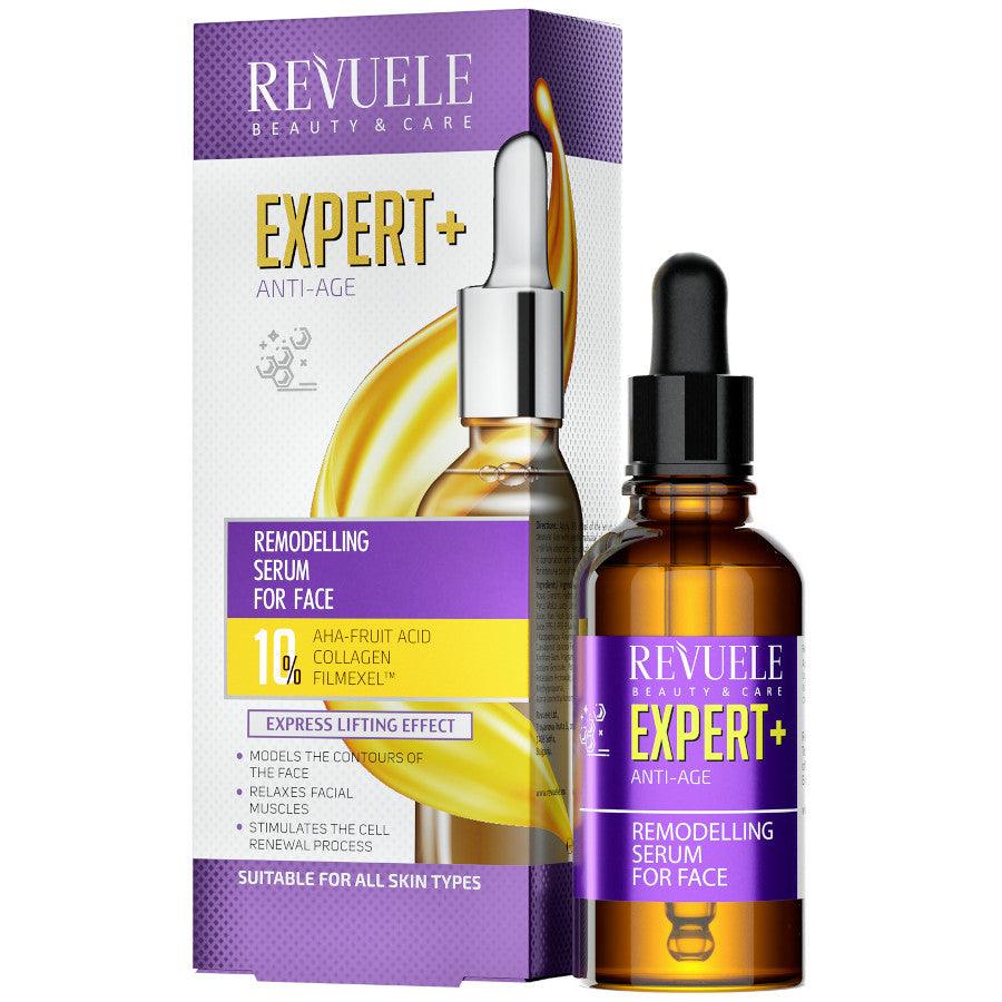 Revuele Expert+ Anti-Age Remodelling Serum for Face - 30ml - Iconic and class