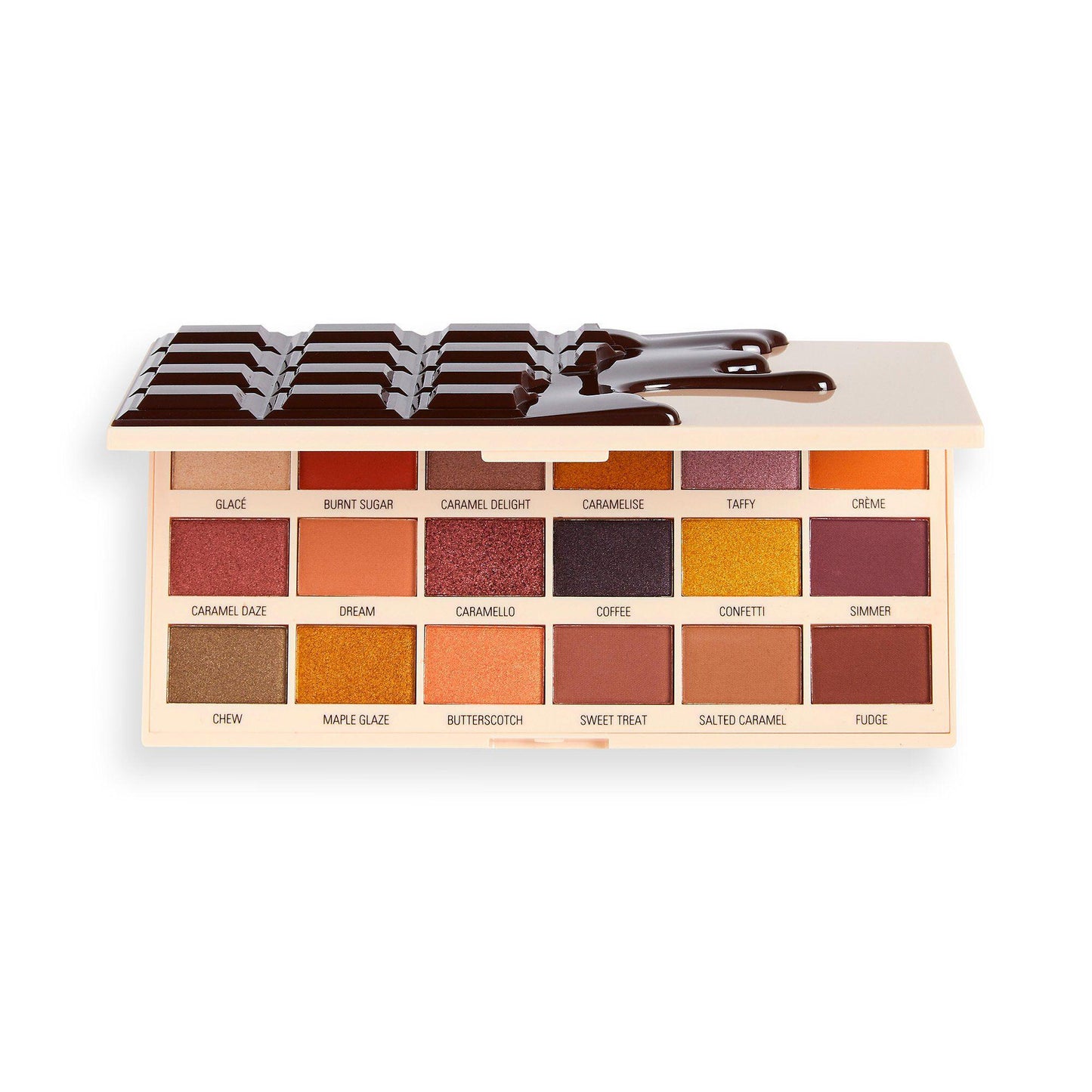 I Heart Revolution Caramel Nudes Chocolate Eyeshadow Palette - Iconic and class