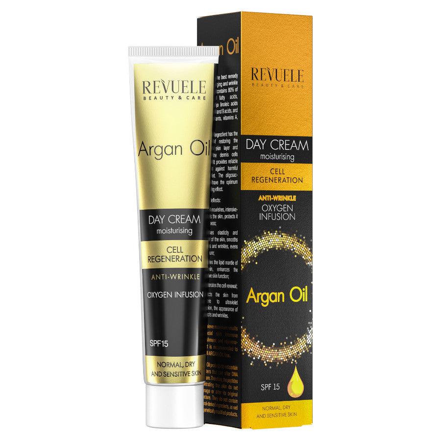 Revuele Argan Oil Cell Regeneration Moisturising Anti-Wrinkle Day Cream - 50ml - Iconic and class
