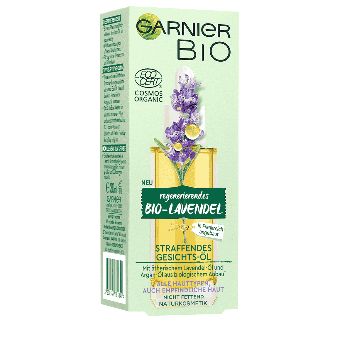 Garnier Bio Lavender Regenerating Essentials Soothing Face Oil - 30ml - Iconic and class