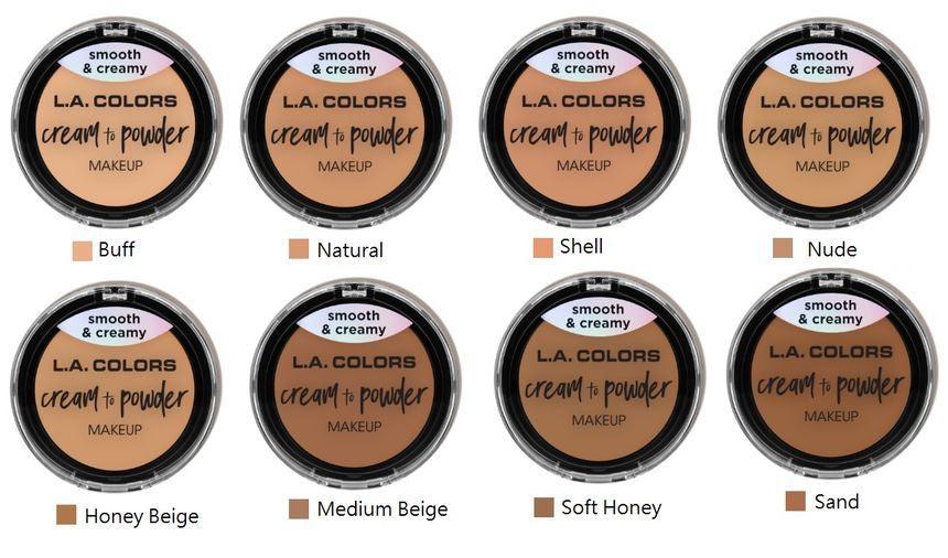 L.A. Colors - Cream To Powder Foundation 0.18oz - Iconic and class