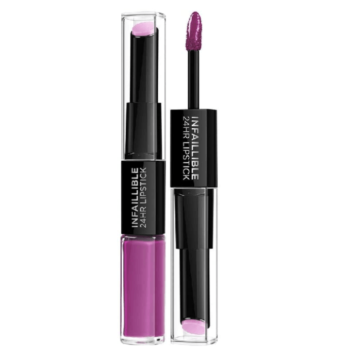 L'Oreal Paris Infallible 24HR 2 Step Lipstick 216 Permanent Plum - Iconic and class