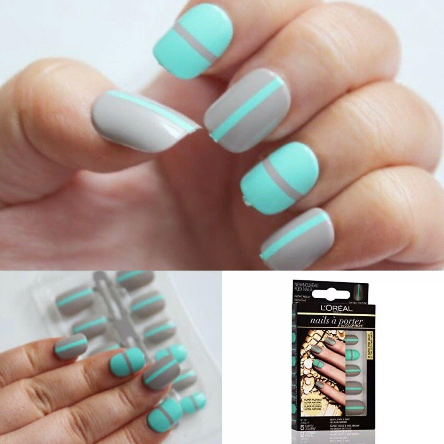 L'OREAL NAILS A PORTER, FALSE NAILS, 005 NEO COUTURE - Iconic and class