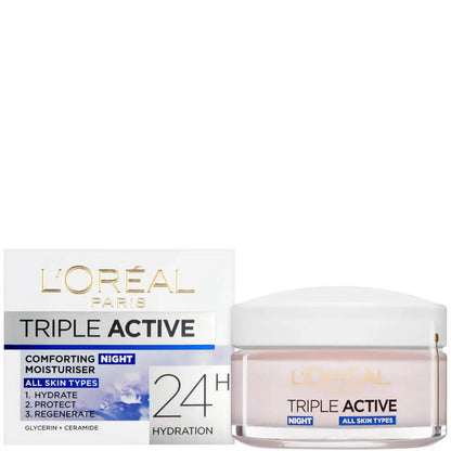 L'OREAL TRIPLE ACTIVE 50ML NIGHT CREAM