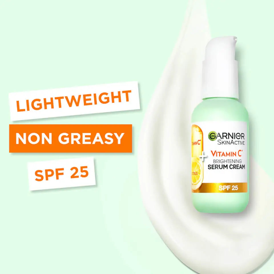 Garnier SkinActive Vitamin C 2in1 Brightening Serum Cream SPF 25 50ml