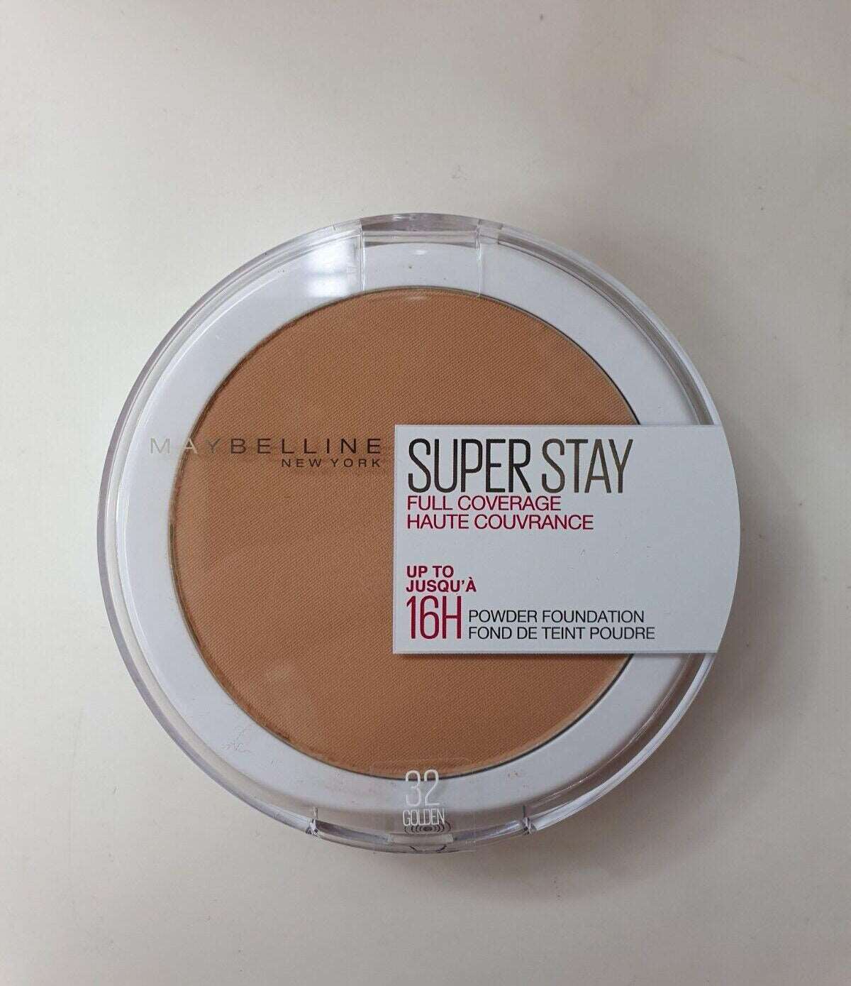 Maybelline Super Stay Full Coverage Powder Foundation Makeup, Matte Finish