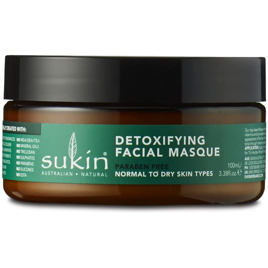 Sukin Super Greens Detoxifying Facial Masque - 100ml