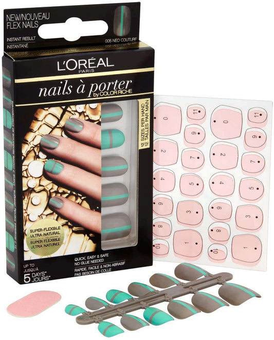 L'OREAL NAILS A PORTER, FALSE NAILS, 005 NEO COUTURE - Iconic and class