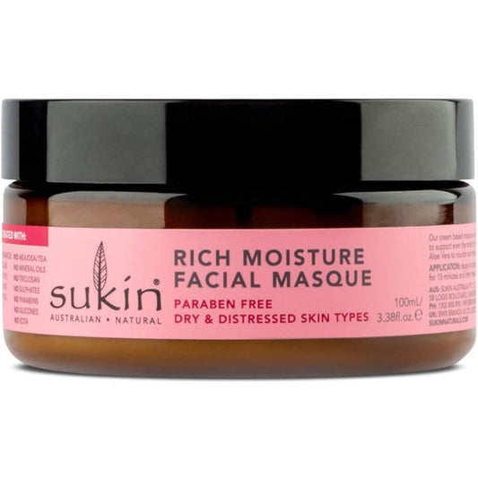 Sukin Rosehip Rich Moisture Facial Masque - 100ml