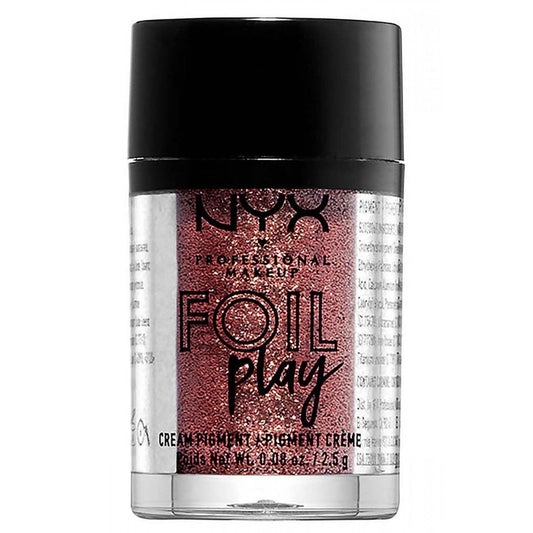 NYX FOIL PLAY CREAM PIGMENT EYESHADOW 12 RED ARMOR