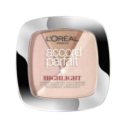 L'oreal Accord Parfait Powder Glow Illuminating Highlighter202N Rosy Glow