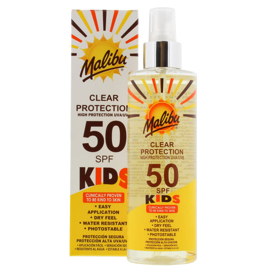 MALIBU 250ML SPF 50 KIDS CLR PRTCT SPRAY