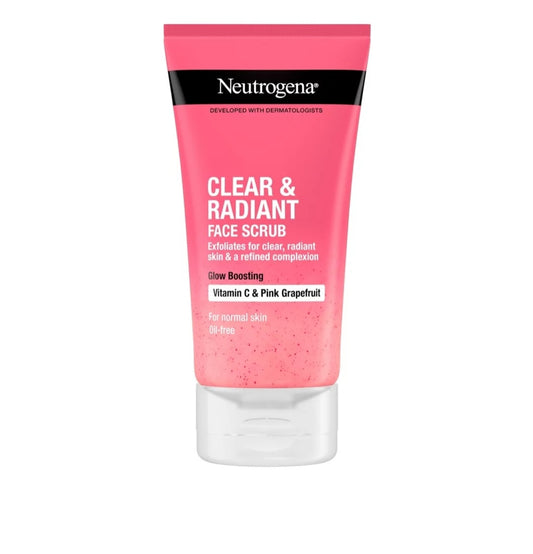 NEUTROGENA CLEAR AND RADIANT FACE SCRUB