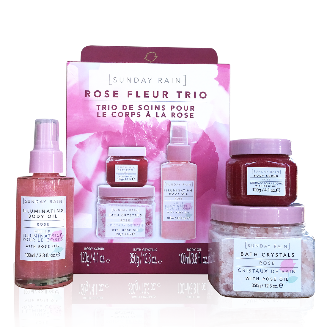 SUNDAY RAIN ROSE FLEUR TRIO