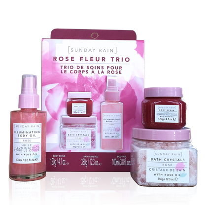 SUNDAY RAIN ROSE FLEUR TRIO