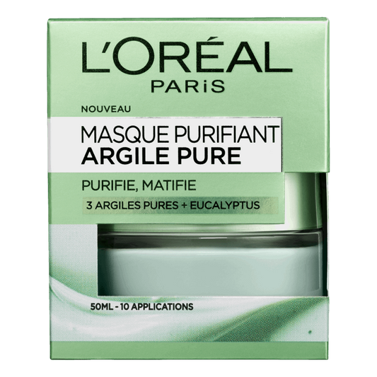 L'oreal Pure Clay Purity Mask Purifies, Mattifies - Iconic and class