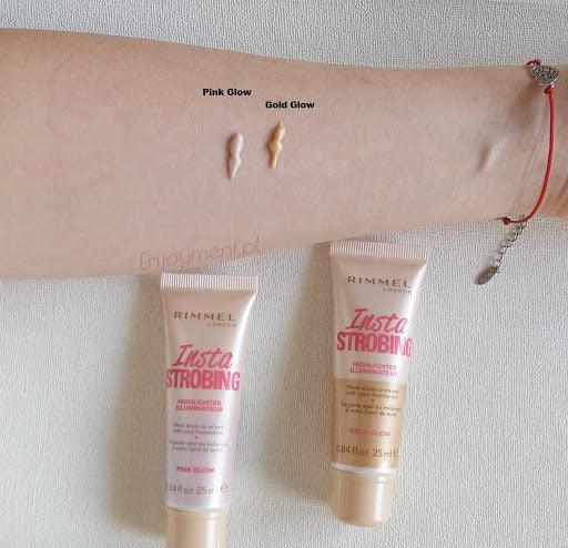 Rimmel insta strobing deals highlighter pink glow review