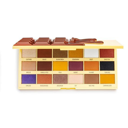 Revolution Creme Brulee 18 Eyeshadow Chocolate Palette - Iconic and class