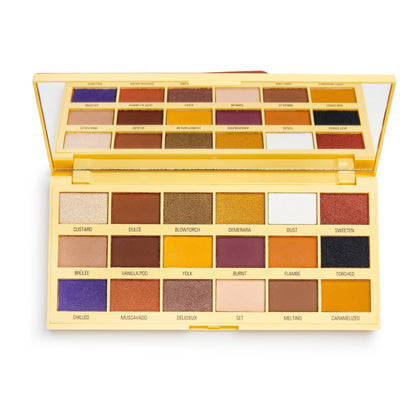 Revolution Creme Brulee 18 Eyeshadow Chocolate Palette - Iconic and class