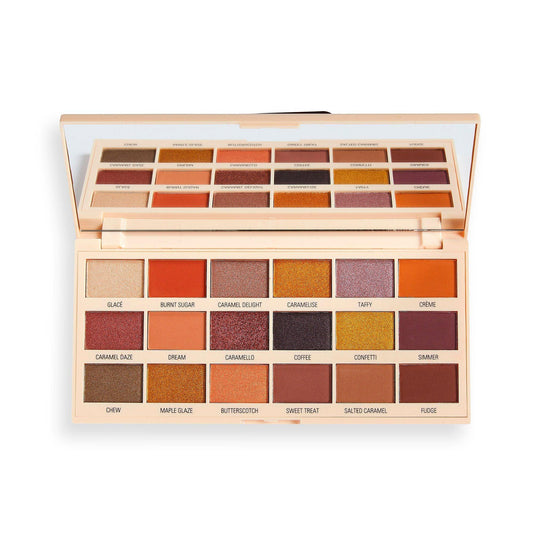 I Heart Revolution Caramel Nudes Chocolate Eyeshadow Palette - Iconic and class