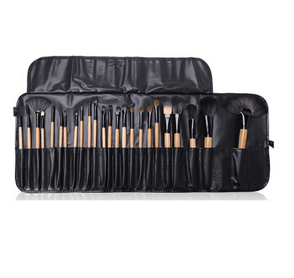 LyDia Black Makeup Brush Set with Case - Iconic and class