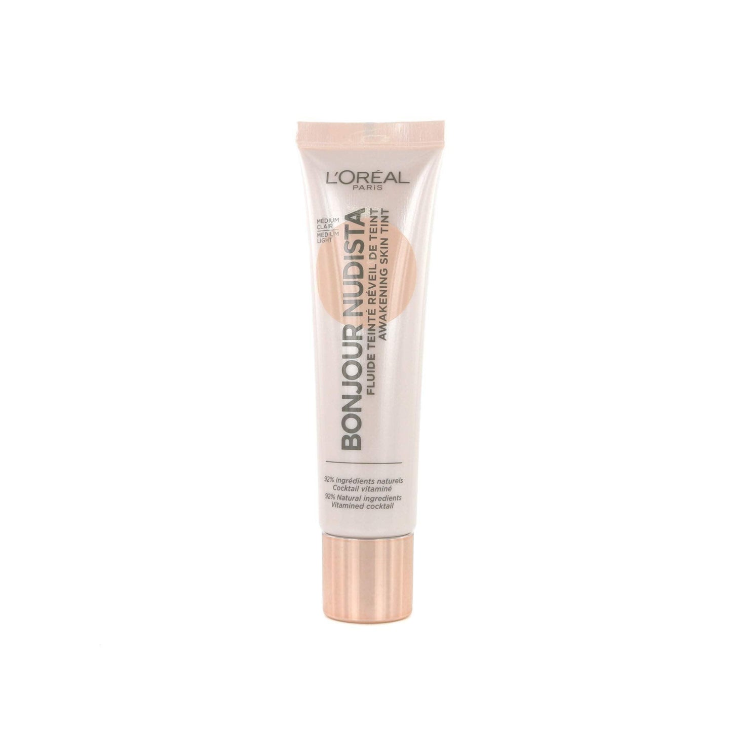 L'oreal Bonjour Nudista BB 02 Cream Medium Light 30ml - Iconic and class