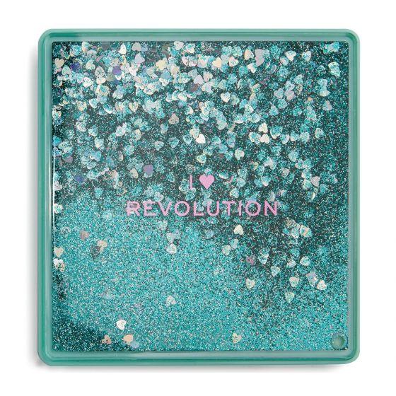 Revolution Eyeshadow Palette I Heart Starry Eyed Glitter - Iconic and class