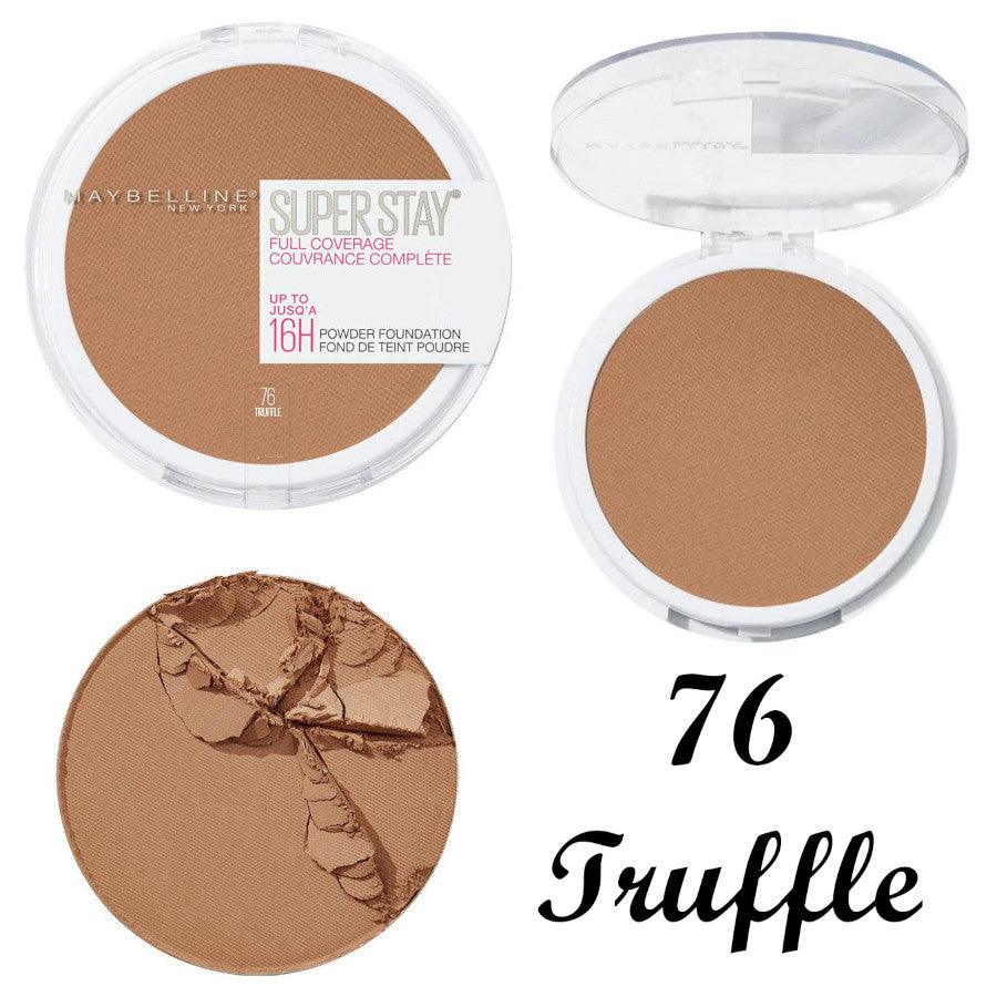 Maybelline Super Stay Full Coverage Powder Foundation Makeup, Matte Finish - Iconic and class