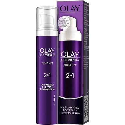 Olay Anti-Wrinkle 2in1 Firm & Lift Booster & Firming Serum - 50ml - Iconic and class