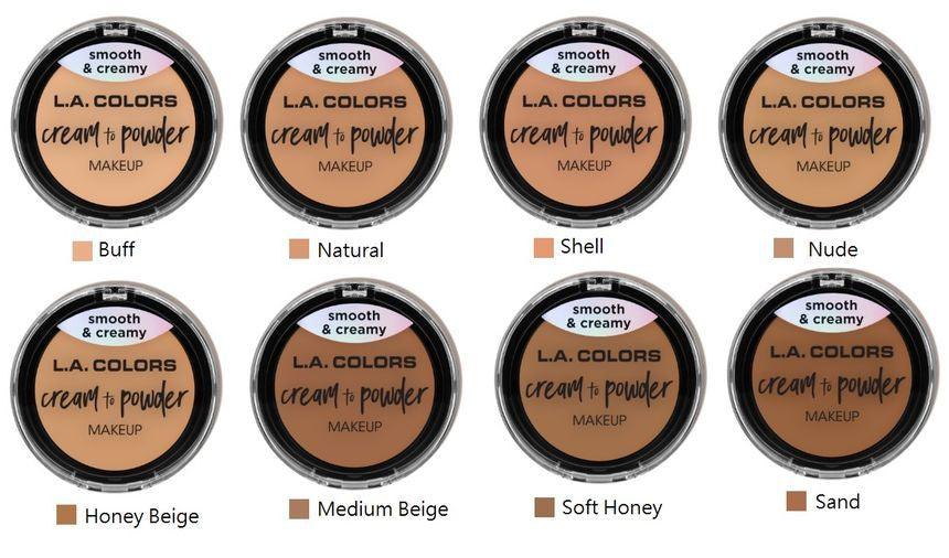 L.A. Colors - Cream To Powder Foundation  0.18oz - Iconic and class