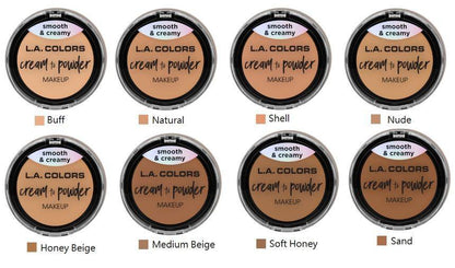 L.A. Colors - Cream To Powder Foundation  0.18oz - Iconic and class