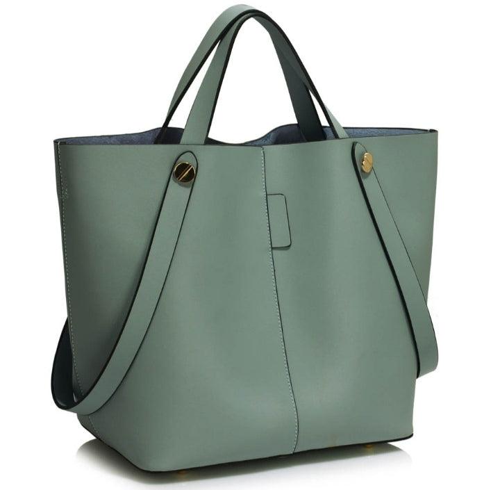 Blue Women's Tote Shoulder Bag - Iconic and class