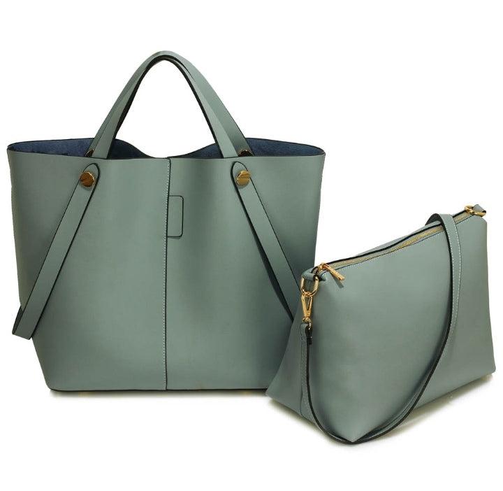 Blue Women's Tote Shoulder Bag - Iconic and class