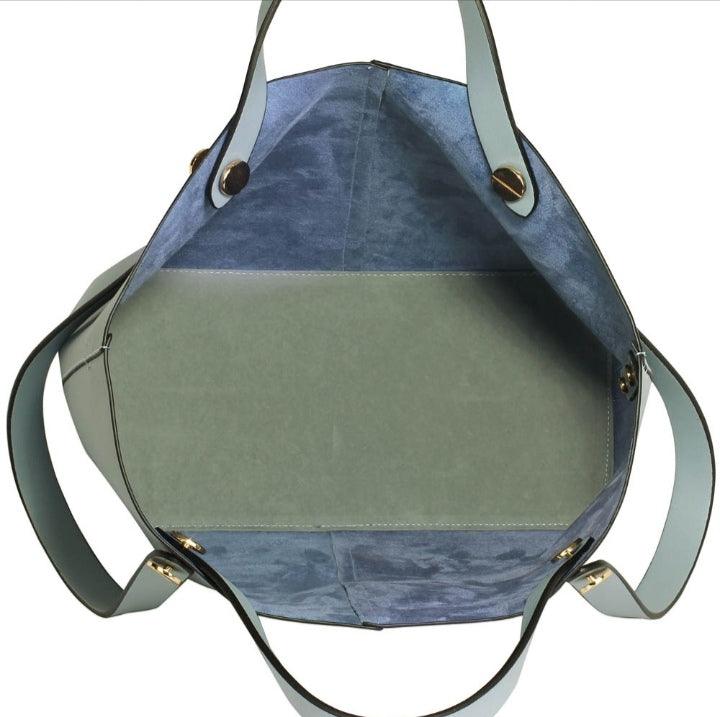 Blue Women's Tote Shoulder Bag - Iconic and class