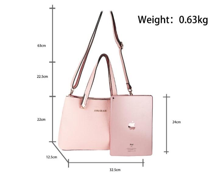 Pink Anna Grace Women s Fashion Handbag Iconic and class