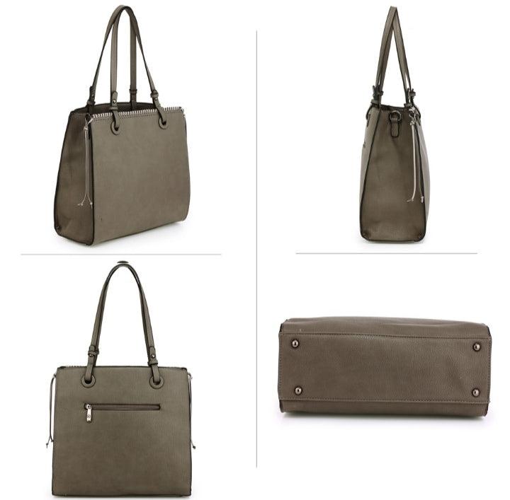 Grey Fashion Tote Handbag - Iconic and class