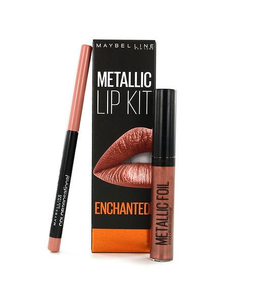 MAYBELLINE METALLIC LIP KIT, ENCHANTED - Iconic and class