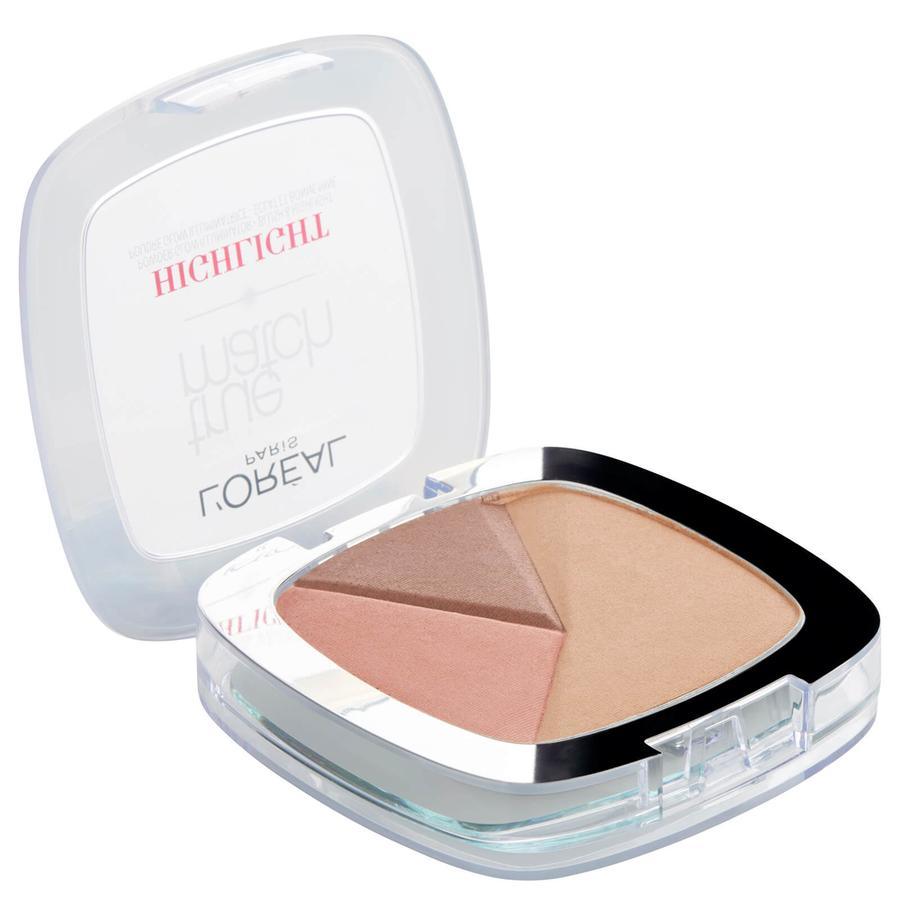 L'oreal Accord Parfait Powder Glow Illuminating Highlighter202N Rosy Glow - Iconic and class