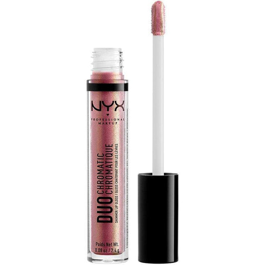 NYX DUO CHROMATIC SHIMMER LIP GLOSS - Iconic and class